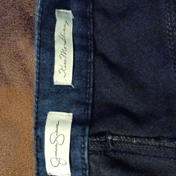 JESSICA SIMPSON NWT NAVY BLUE JEANS, SIZE 16W - Picture 8 of 10